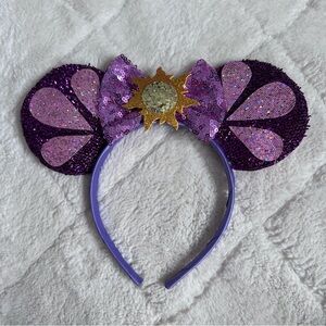 Handmade | Disney | Rapunzel Tangled Minnie Mouse Ear Headband